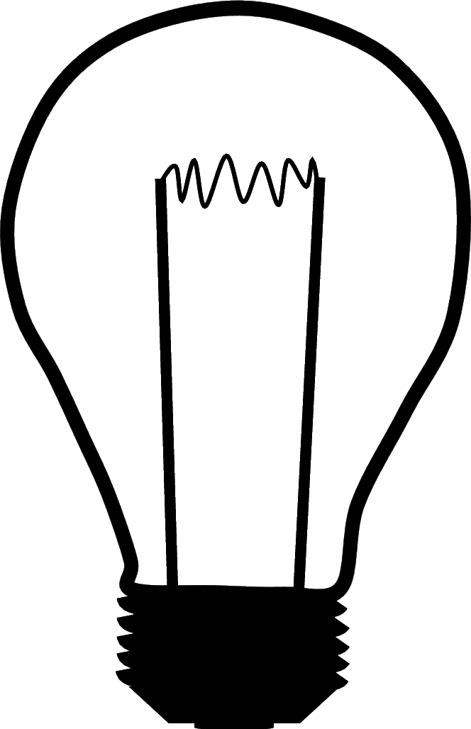 Free printable Light bulb coloring page #119377 from Objects collection