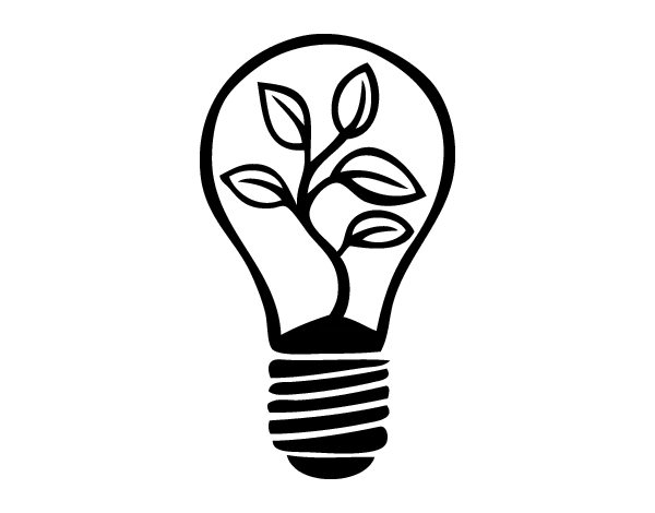 Free printable Light bulb coloring page #119416 from Objects collection