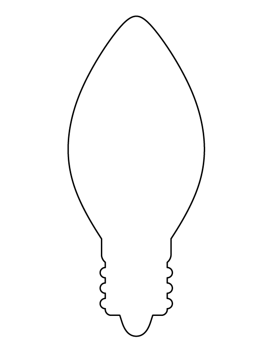 Free printable Light bulb coloring page #119456 from Objects collection
