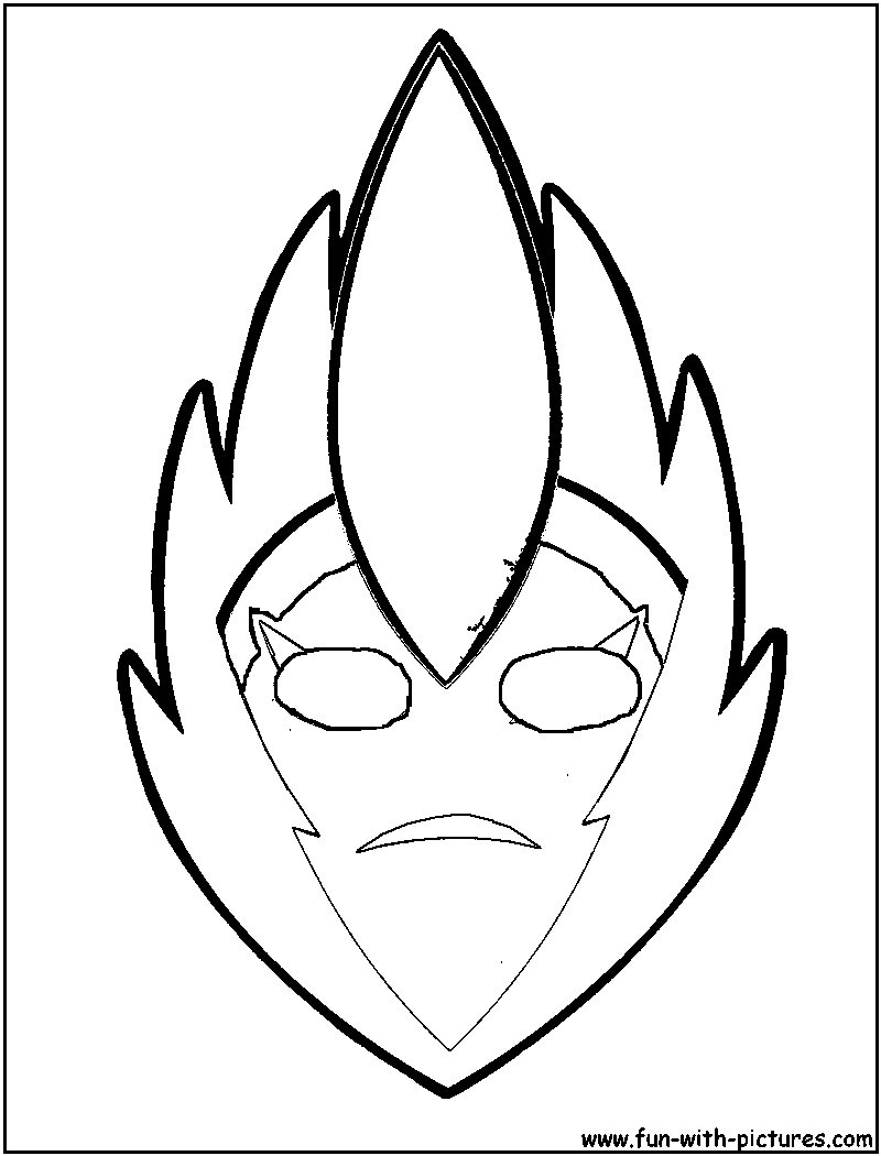 Free printable Mask coloring page #120715 from Objects collection