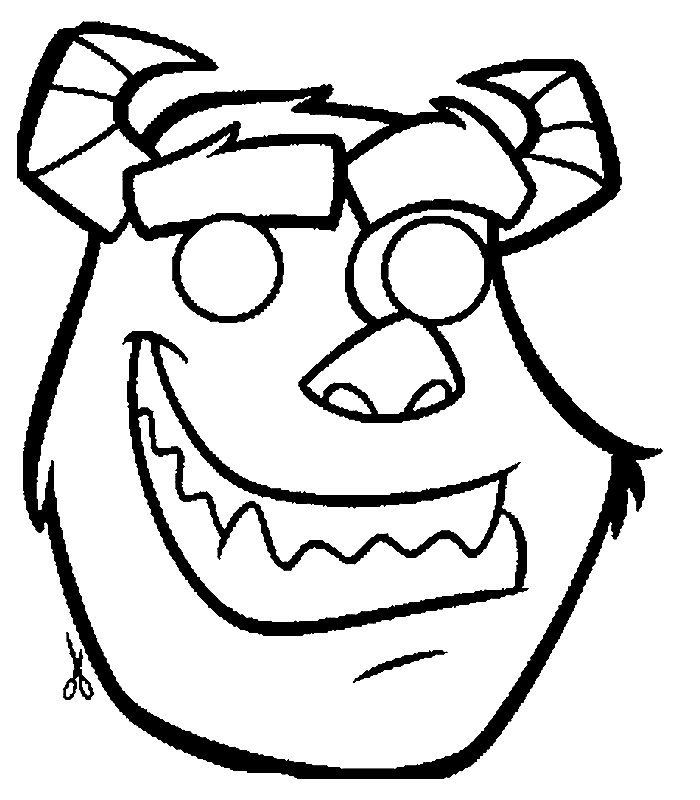 Free printable Mask coloring page #120807 from Objects collection