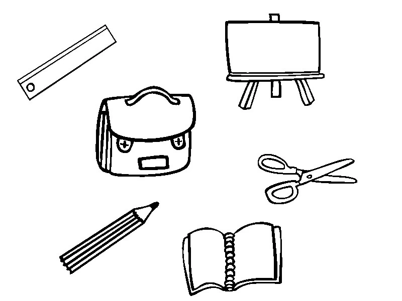 Free printable School equipment coloring page #118263 from Objects collection