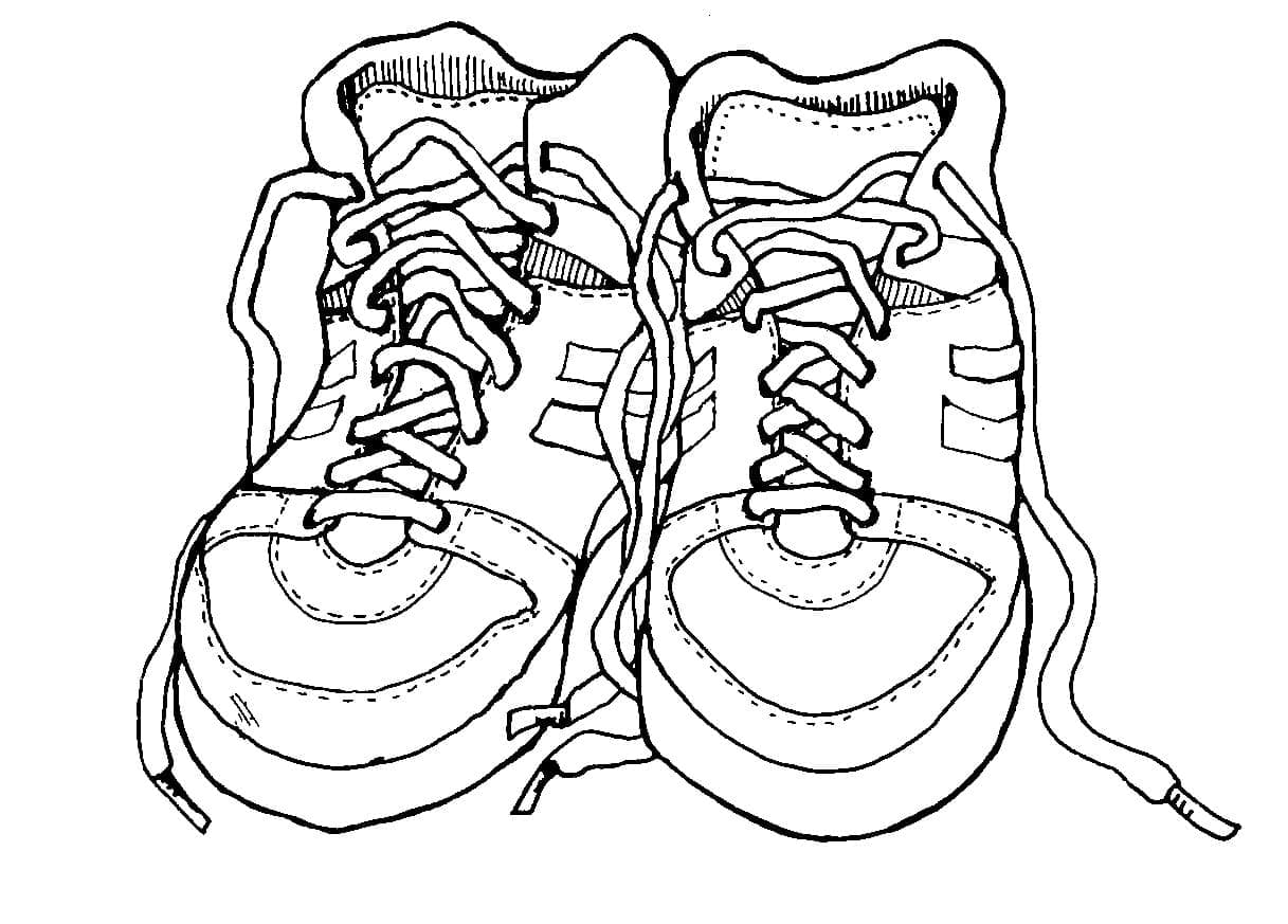 Free printable Shoe coloring page #211579 from Objects collection