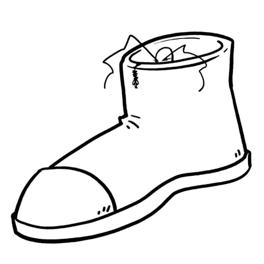 Free printable Shoe coloring page #211592 from Objects collection