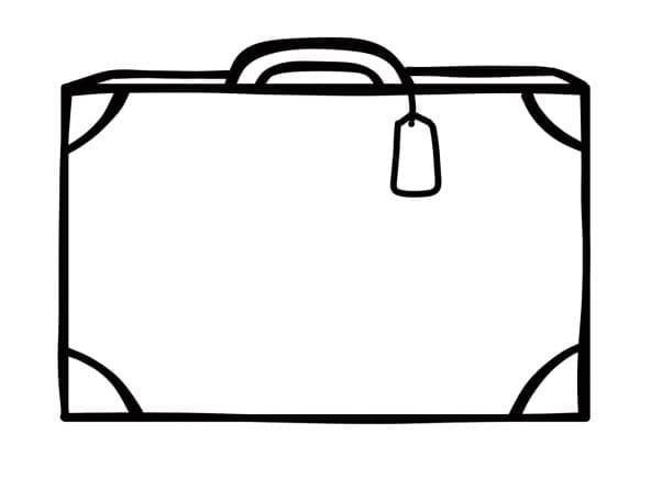 Free printable Suitcase coloring page #217429 from Objects collection