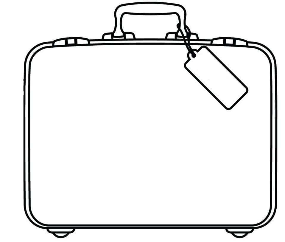 Free printable Suitcase coloring page #217435 from Objects collection