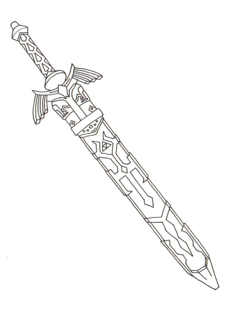 Free printable Sword coloring page #187187 from Objects collection