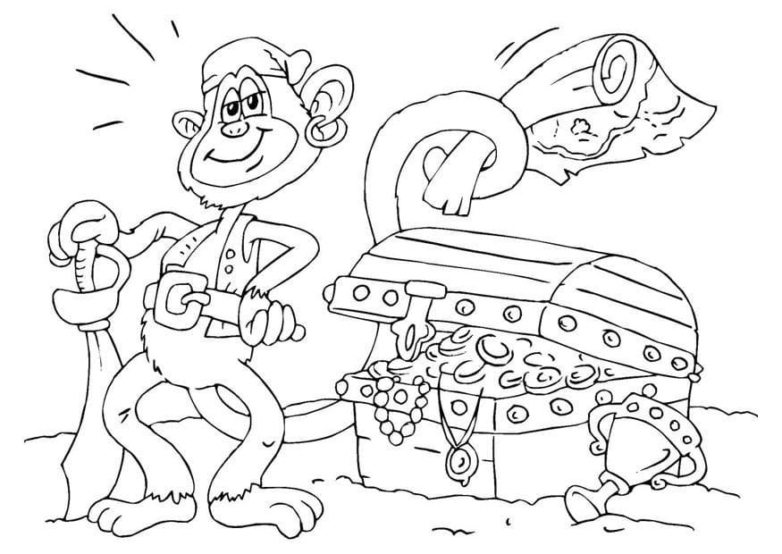 Free printable Treasure Chest coloring page #220535 from Objects collection