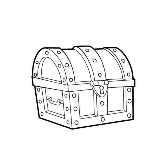 Free printable Treasure Chest coloring page #220548 from Objects collection
