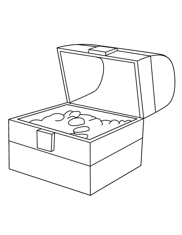 Free printable Treasure Chest coloring page #220552 from Objects collection