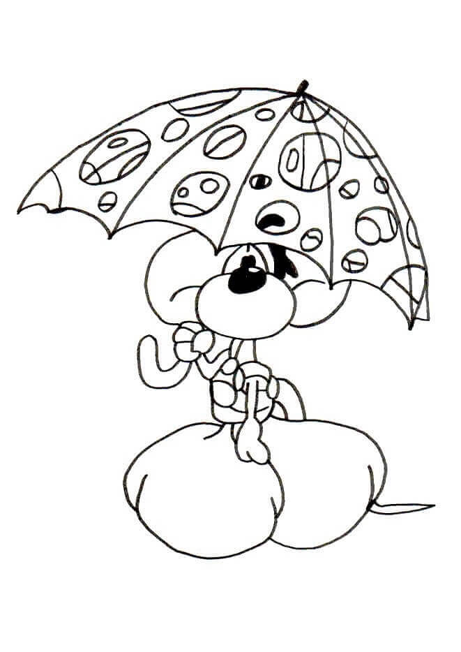 Free printable Umbrella coloring page #172719 from Objects collection