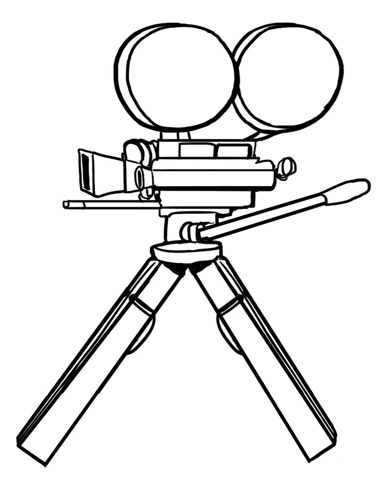 Free printable Video camera coloring page #120345 from Objects collection