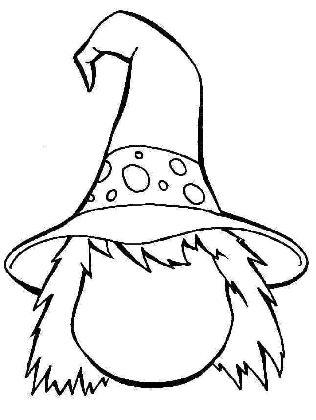 Free printable Witch Hat coloring page #203988 from Objects collection