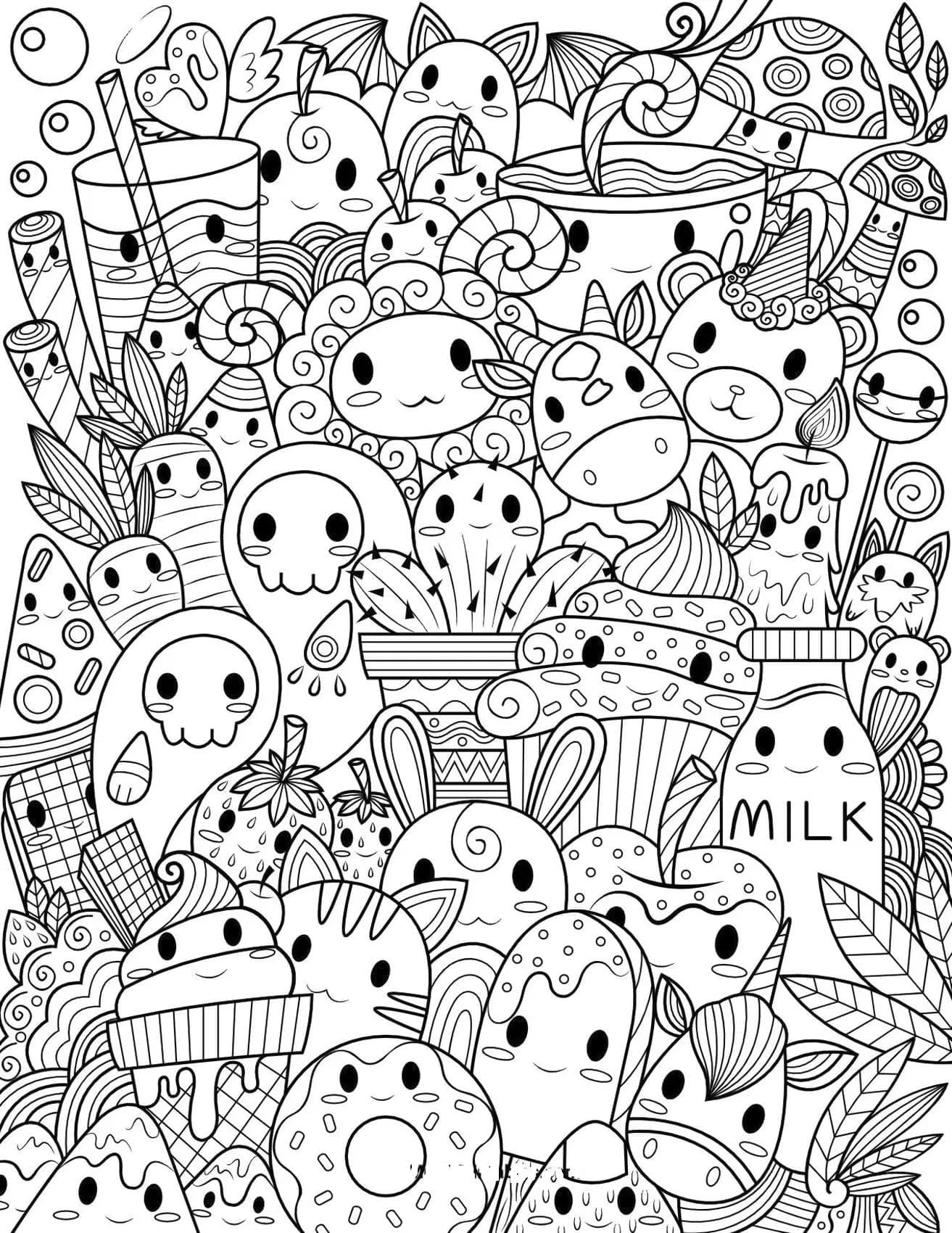 Free printable Doodle Art coloring page #190859 from Others collection