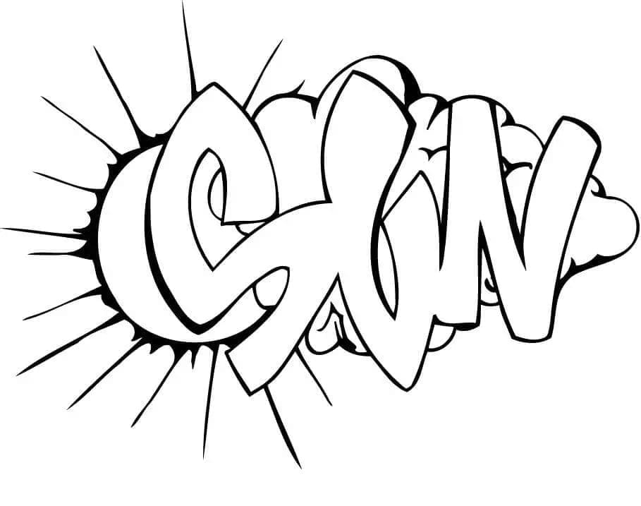 Free printable Graffiti coloring page #192220 from Others collection
