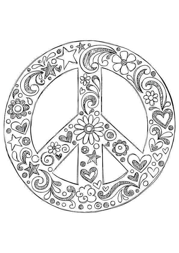 Free printable Peace coloring page #210621 from Others collection