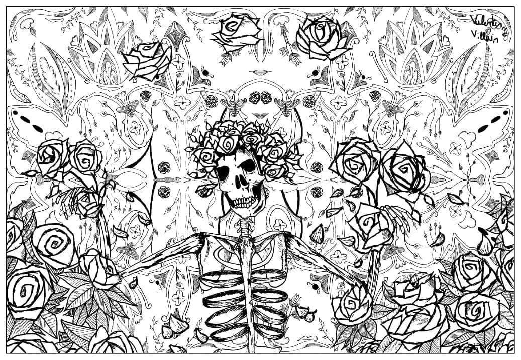 Free printable Psychedelic coloring page #210046 from Others collection
