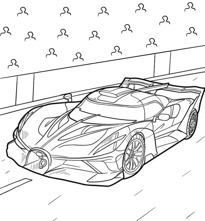 Free printable Bugatti coloring page #218683 from Transportation collection