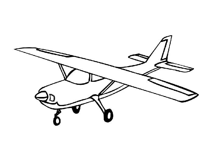 Free printable Plane coloring page #134795 from Transportation collection