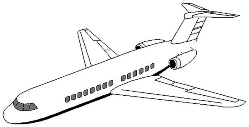 Free printable Plane coloring page #134809 from Transportation collection