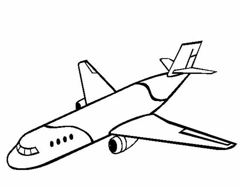 Free printable Plane coloring page #134836 from Transportation collection
