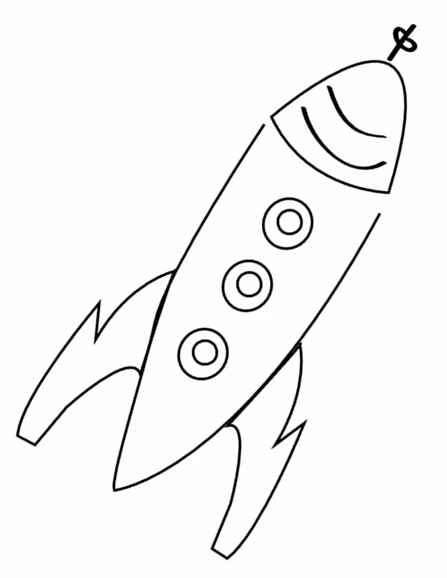Free printable Rocket coloring page #140055 from Transportation collection