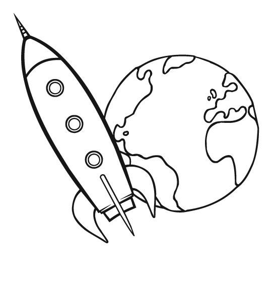 Free printable Rocket coloring page #140060 from Transportation collection