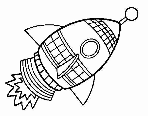 Free printable Rocket coloring page #140070 from Transportation collection