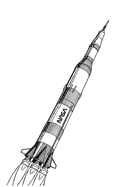 Free printable Rocket coloring page #140080 from Transportation collection