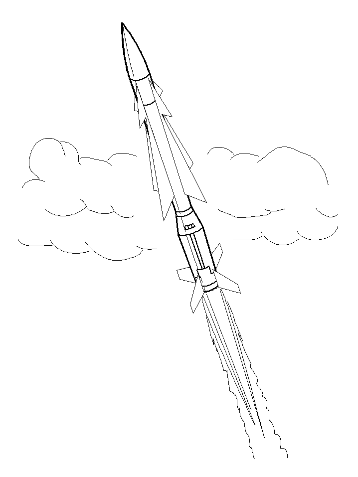 Free printable Rocket coloring page #140153 from Transportation collection