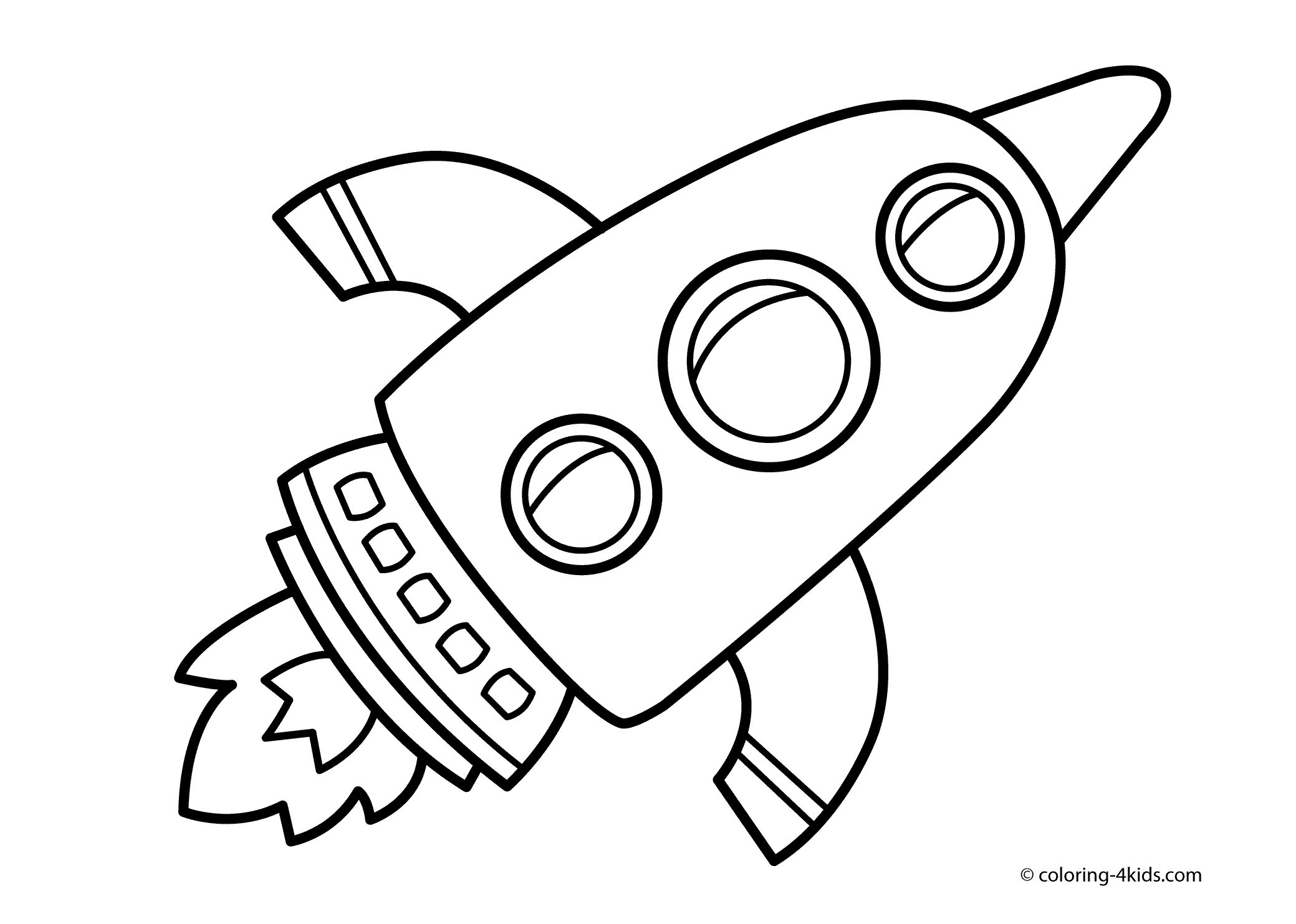 Free printable Rocket coloring page #140272 from Transportation collection