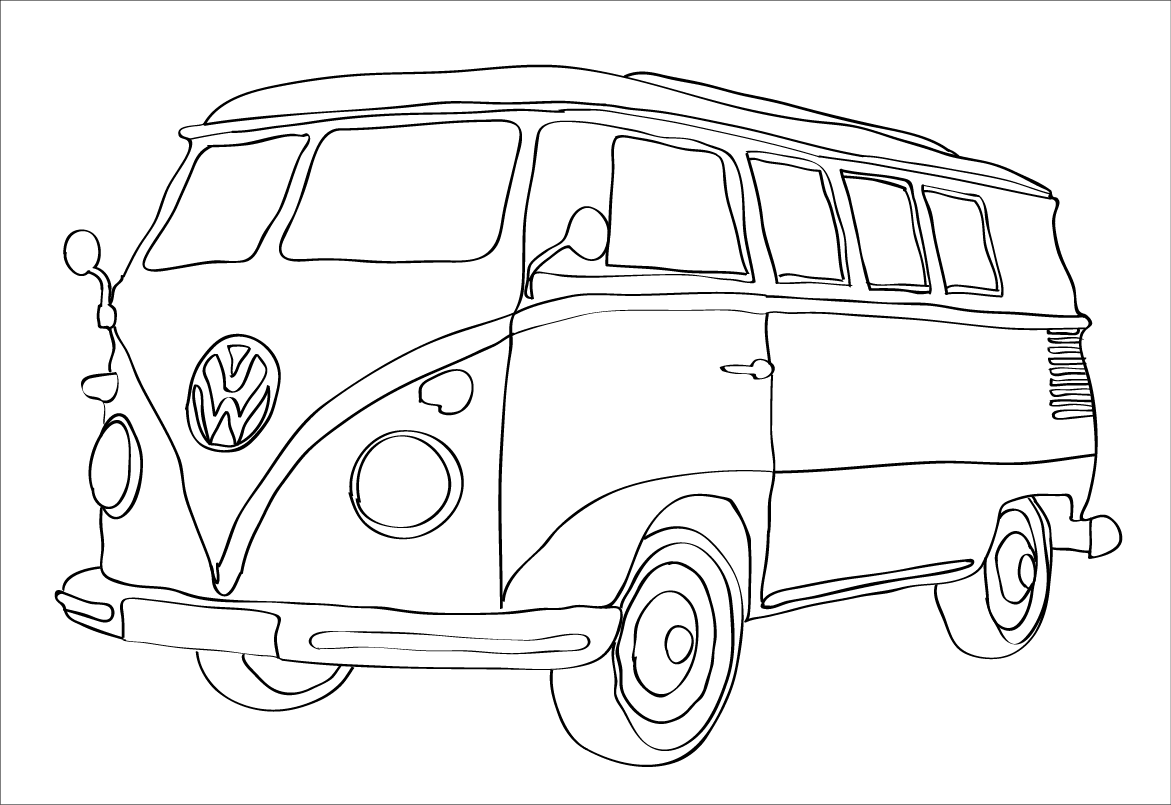 Free printable Van coloring page #145132 from Transportation collection