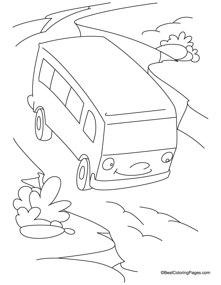 Free printable Van coloring page #145246 from Transportation collection