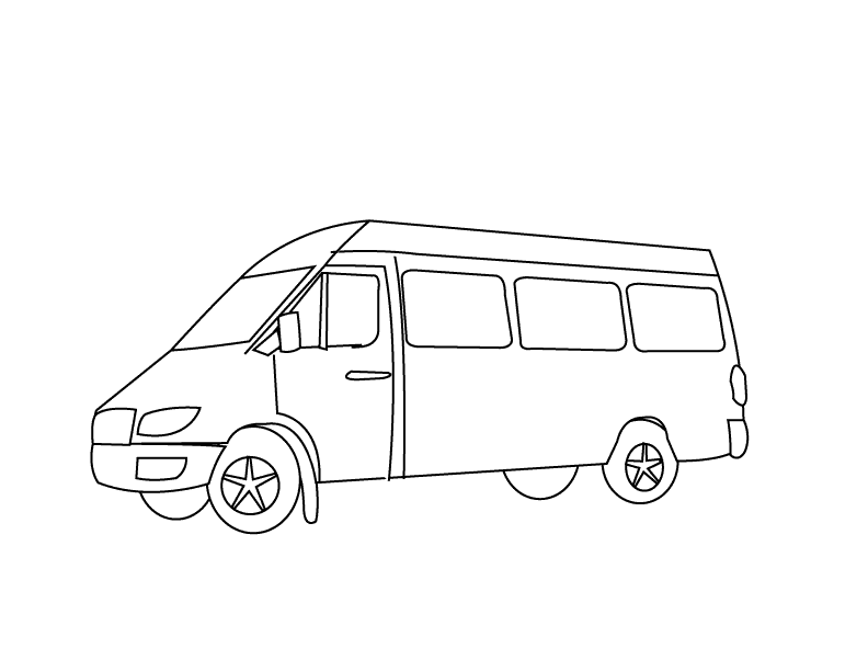 Free printable Van coloring page #145265 from Transportation collection