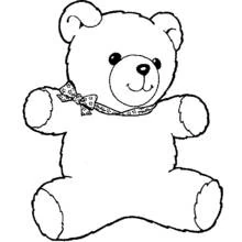 Bear - Free printable coloring pages