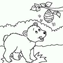 Bee (Animals) coloring page #113 to print and color