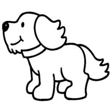Dog - Free printable coloring pages