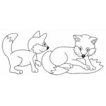 Fox (Animals) coloring page #15012 to print and color