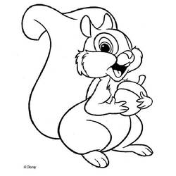 Squirrel (Animals) coloring page #6141 to print and color