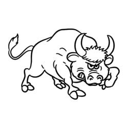 Taurus (Animals) coloring page #13810 to print and color