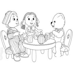 Andy Pandy - Free printable coloring pages