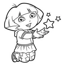 Dora the Explorer - Free printable coloring pages