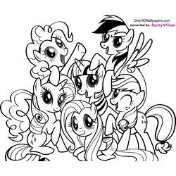My Little Pony - Free printable coloring pages