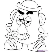 Toy Story: Mister Potato Head - Free printable coloring pages