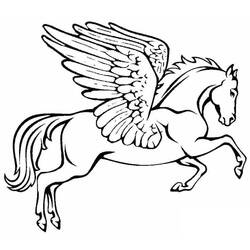 Pegasus - Free printable coloring pages