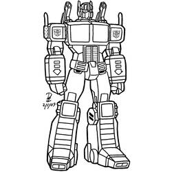 Robot - Free printable coloring pages