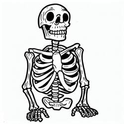 Skeleton (Characters) coloring page #197367 to print and color