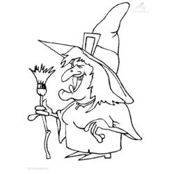 Witch (Characters) coloring page #108231 to print and color
