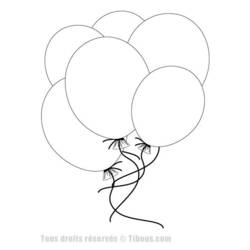 Balloon (Objects) coloring page #169580 to print and color