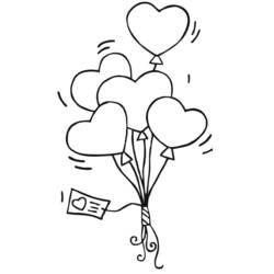 Balloon (Objects) coloring page #169601 to print and color